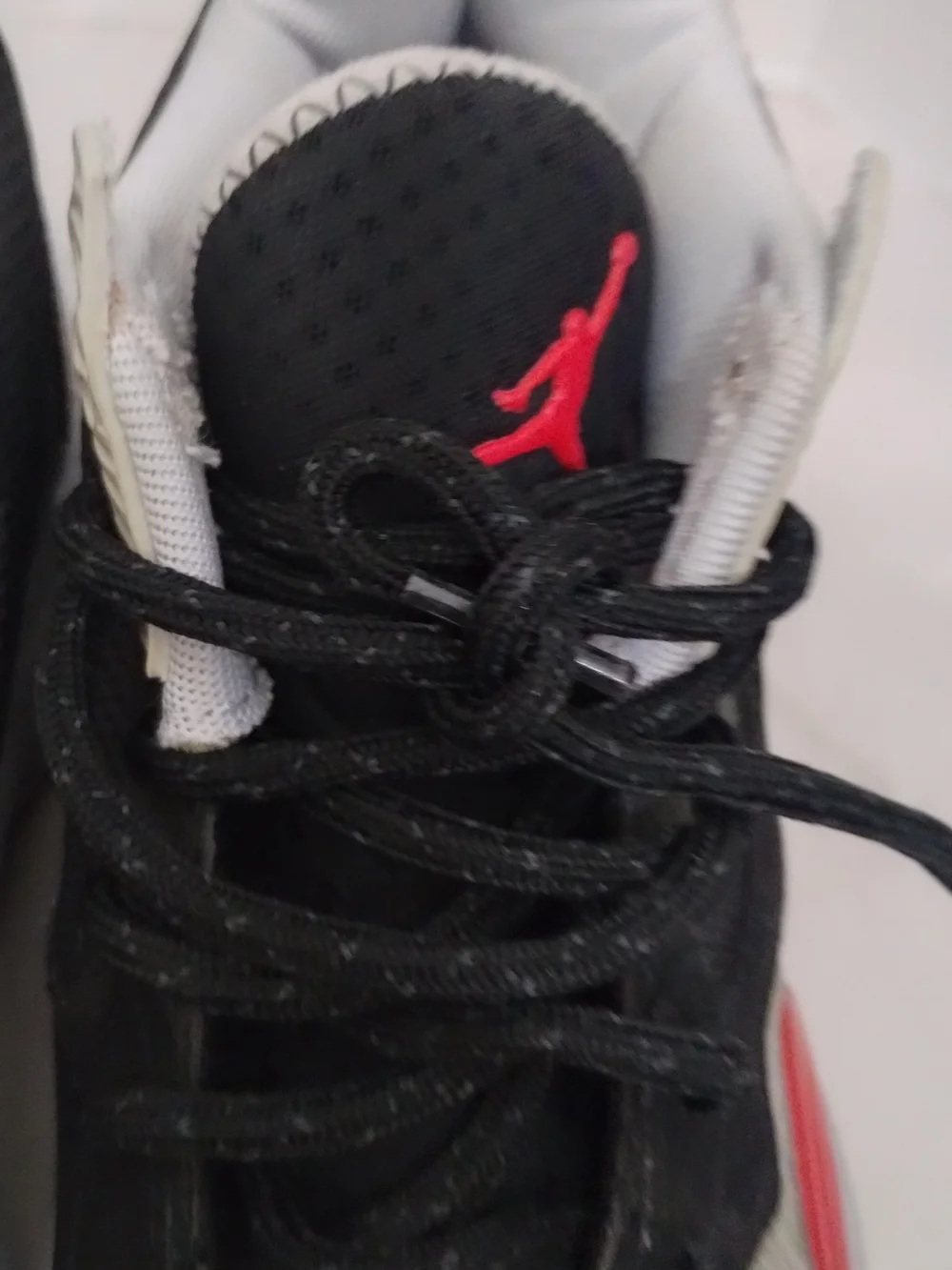 Youth Nike Air Jordan Zoom 92 Black & Red Basketball Sneakers - Picture 3 of 14